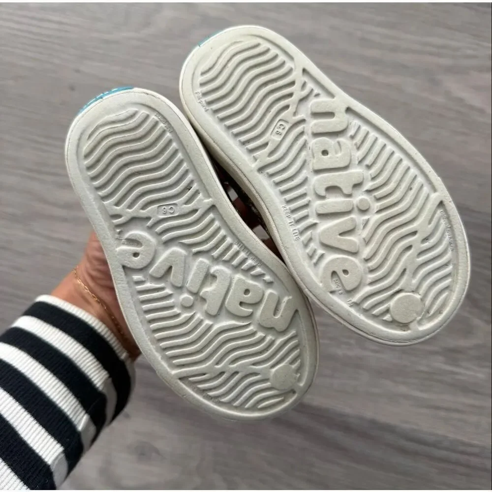 Native 6 Toddler Girl Glitter Jefferson Slip On Sneaker Shoes